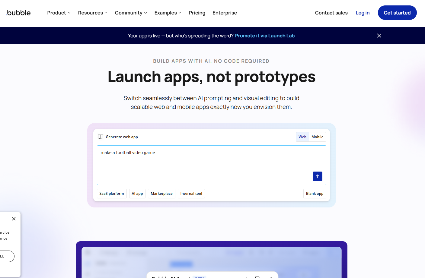 Bubble product reference
