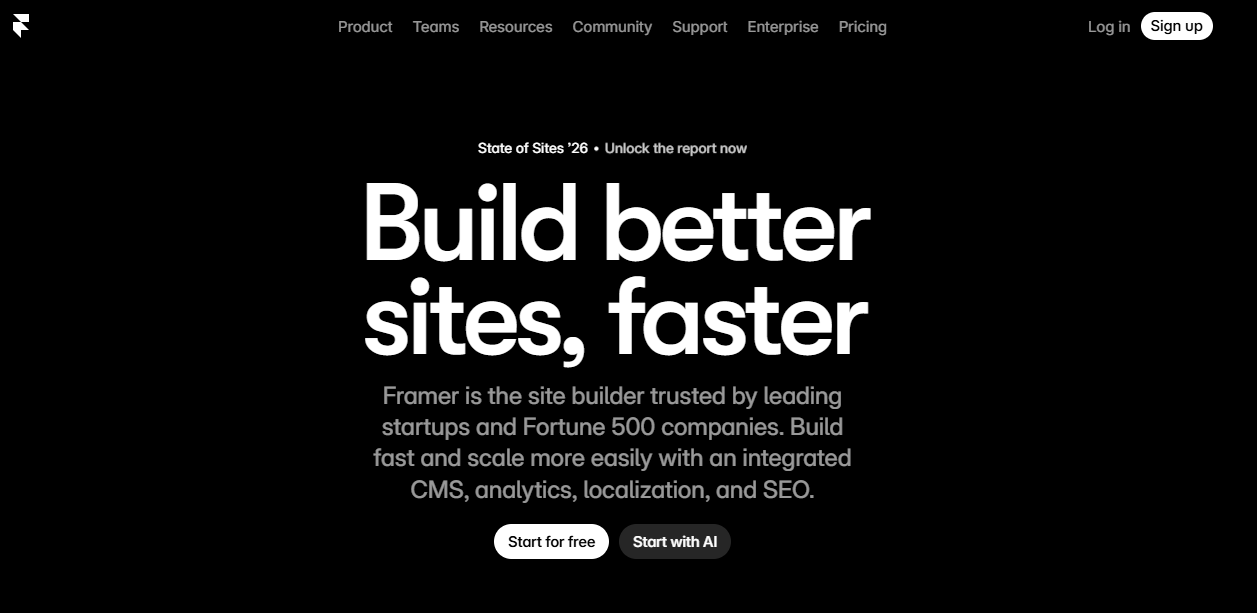 Framer product reference